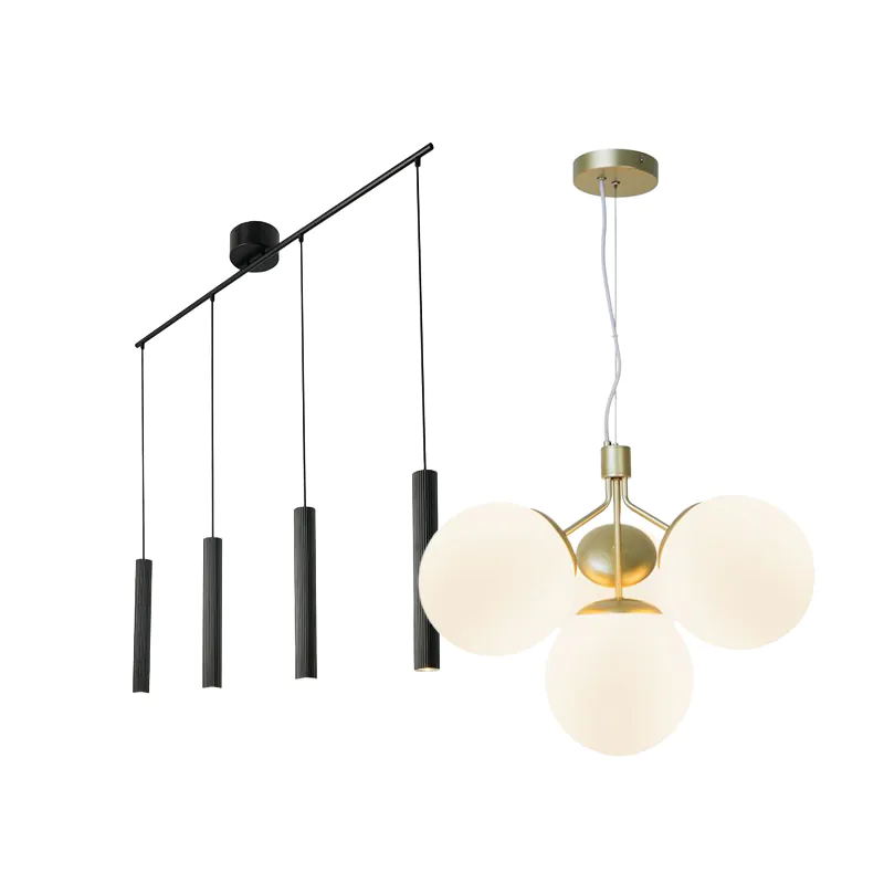 Wisząca lampa z 3 żarówkami