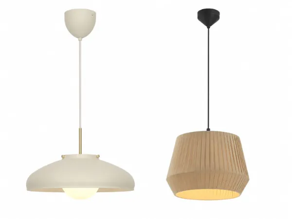 Beżowe lampy wiszące