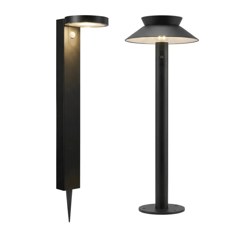 Lampy słoneczne na cokole