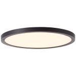 Brilliant Tuco Lampa sufitowa Plastikowy Czarny Valkoinen 16W 2100lm - 827 Bardzo Ciepła Biel | 250mm