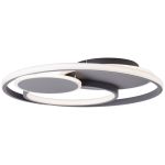 Brilliant Runda Lampa sufitowa Metal Silicone Szary 45W 5200lm - 830-865 CCT | 500mm - Zdalne Sterowanie Ściemnianie