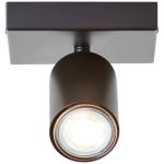 Brilliant Jello Lampa sufitowa Metal Matowa Czarny 4.5W 345lm - 830 Ciepła Biel | W Tym 1x GU10
