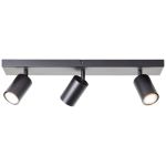 Brilliant Jello Lampa sufitowa Metal Matowa Czarny 13.5W 1035lm - 830 Ciepła Biel | W Tym 3x GU10
