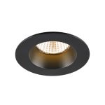 SLV New Tria 68 Spot Aluminium Czarny Okrągła 8.3W 460lm 38D - 927 Bardzo Ciepła Biel | Aukko 68mm -  Najlepsze Renderowanie Kolorów - Ściemnianie 