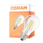 Osram Classic LED E27 Gruszka Włókno Przezroczysty 4W 470lm - 865 Światło Dzienne | Zamienne 40W