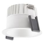 Ledvance LED Spot Ciemnylight Aluminium Valkoinen 8W 680lm 36D - 930 Ciepła Biel | Aukko 68mm - IP44 - Najlepsze renderowanie kolorów - Ściemnianie
