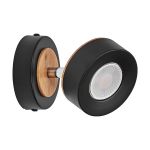 Ledvance LED Decor Spot Pluto Stal Czarny 4.8W 300lm - 830 Ciepła Biel