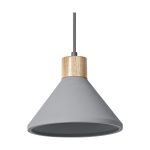 Ledvance Decor Beton/Stal/Drewno Lampa Wisząca 220 Ciemny Szary | Nadaje Się Do E27