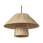 Ledvance Decor Bamboo Papier/Stal Hut 400 Brązowy | Nadaje Się Do E27