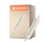 Ledvance Slim Line LED R7s 118mm Przezroczysty 12W 1521lm - 827 Bardzo Ciepła Biel | Zamienne 100W