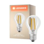 Ledvance Classic LED E27 Gruszka Włókno Przezroczysty 5.9W 806lm - 827 Bardzo Ciepła Biel | Ściemnianie - Zamienne 60W