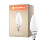 Ledvance Classic LED E14 Świeca Matowy 5.9W 806lm - 827 Bardzo Ciepła Biel | Zamienne 60W