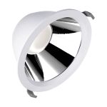 Ledvance LED Downlight Comfort Aluminium Valkoinen 30W 3600lm 55D - 930-940 CCT | 215mm - Aukko 200mm - IP44 - Najlepsze Renderowanie Kolorów - UGR<19 - Zigbee Ściemnianie 
