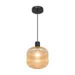 D'Lite Lampa Wisząca Leffinge Bursztyn Szkło | Nadaje Się Do 1x E27
