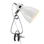 Nordlux Lampa Stołowa Cyclone Clamp Metal Valkoinen | Nadaje Się Do 1x E14