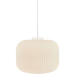 Nordlux Milford 30 Lampa Wisząca Szkło Valkoinen | Nadaje Się Do 1x E27
