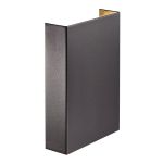 Nordlux Fold 15 Światło Ścienne Czarny Up & Down 6.4W 250lm - 830 Ciepła Biel 