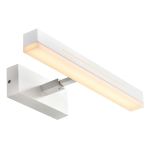 Nordlux Otis 40 Światło Ścienne Aluminium Valkoinen 14W 1300lm 930 Ciepła Biel | IP44 - Najlepsze Renderowanie Kolorów - 3Step Ściemnianie