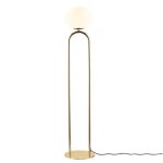 DFTP by Nordlux Shapes Lampa podłogowa Szkło i Metal Mosiądz | Nadaje Się Do E27