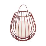 Nordlux Lampa Stołowa Jim To-Go Portable Akumulator Czerwony 3W 300lm - 827 Bardzo Ciepła Biel | 3-Stopniowy Ściemnianie 