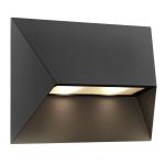 Nordlux Pontio Światło Ścienne Aluminium Czarny | IP54 - Nadaje Się Do 2x GU10