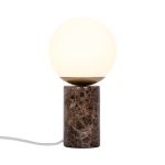 Nordlux Lampa Stołowa Lilly Szkło Brązowy | Nadaje Się Do 1x E14