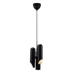 DFTP by Nordlux Rochelle Lampa Wisząca Metal Czarny | 207mm - Nadaje Się Do 3x GU10
