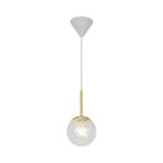 Nordlux Chisell 15 Lampa Wisząca Metal i Szkło Mosiądz | Nadaje Się Do E14