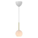 Nordlux Franca 13 Lampa Wisząca Szkło i Metal Mosiądz | Nadaje Się Do E14