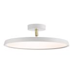 DFTP by Nordlux LED Lampa Wisząca Kaito Metal Valkoinen 24W 1840lm - 830 Ciepła Biel | Ściemnianie