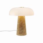 DFTP by Nordlux Lampa Stołowa Glossy Marmur i Szkło Beige | 220mm - Nadaje Się Do 1x E14