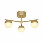 Nordlux Contina Lampa sufitowa Metal Mosiądz | Nadaje Się Do 3x G9