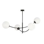 Emibig Lampa sufitowa Hunter Stal Czarny | Nadaje Się Do 4x E14 - Max 10W