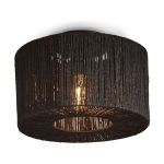 Good&Mojo Lampa sufitowa Iguazu Jute Czarny | Nadaje Się Do 1x E27 