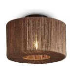 Good&Mojo Lampa sufitowa Iguazu Jute Brązowy | Nadaje Się Do 1x E27 