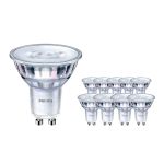 Opakowanie 10x Philips Corepro LED Spot GU10 PAR16 4.6W 370lm 36D - 830 Ciepła Biel | Zamienne 50W