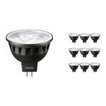 Opakowanie 10x Philips Master LED Spot GU5.3 MR16 6.7W 440lm 36D - 930 Ciepła Biel | Najlepsze renderowanie kolorów - Ściemnianie - Zamienne 35W