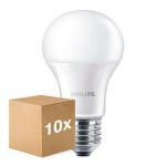 Opakowanie 10x Philips Corepro LED Żarówka E27 Gruszka Matowy 13W 1521lm - 830 Ciepła Biel | Zamienne 100W