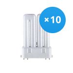 Opakowanie 10x Osram Dulux F 24W 830 | Ciepła Biel - 4-Piny
