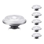 Opakowanie 6x Philips MASTER LED Spot G53 AR111 10.8W 600lm 40D - 927 Bardzo Ciepła Biel | Najlepsze renderowanie kolorów - Ściemnianie - Zamienne 50W