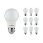 Opakowanie 10x Noxion Lucent Classic LED E27 Gruszka Matowy 4.9W 480lm - 830 Ciepła Biel | Zamienne 40W