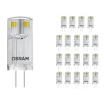 Opakowanie 20x Ledvance Performance LED Capsule G4 Przezroczysty 0.9W 100lm - 827 Bardzo Ciepła Biel | Zamienne 10W