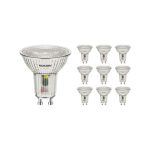 Opakowanie 10x Noxion LED Spot GU10 PAR16 5.5W 560lm 36D - 830 Ciepła Biel | Zamienne 75W