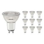 Opakowanie 10x Noxion PerfectColor LED Spot GU10 PAR16 4W 345lm 36D - 927 Bardzo Ciepła Biel | Najlepsze renderowanie kolorów - Ściemnianie - Zamienne 50W