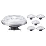 Opakowanie 6x Philips MASTER LED Spot G53 AR111 10.8W 620lm 40D - 930 Ciepła Biel | Najlepsze renderowanie kolorów - Ściemnianie - Zamienne 50W