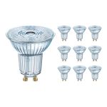 Opakowanie 10x Ledvance Performance LED Spot Reflektor GU10 PAR16 4.5W 350lm 36D - 940 Zimna Biel | Najlepsze renderowanie kolorów - Ściemnianie - Zamienne 50W