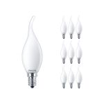 Opakowanie 10x Philips Corepro LED Świeca E14 Zgięty-tip Matowy 2.2W 250lm - 827 Bardzo Ciepła Biel - Zamienne 25W