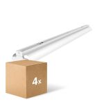 Opakowanie 4x Noxion Belka Click Reflektor V2 LED T8 | Nadaje Się Do 2x 150cm Rura LED