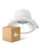 Opakowanie 6x Noxion LED Downlight Apollo V2.0 15-25W 1800-3060lm 60D - 830/840 CCT | 220mm - Aukko 200mm