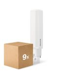 Opakowanie 9x Philips CorePro PL-C LED 6.9W 700lm - 830 Ciepła Biel | 2-Piny - Zamienne 18W